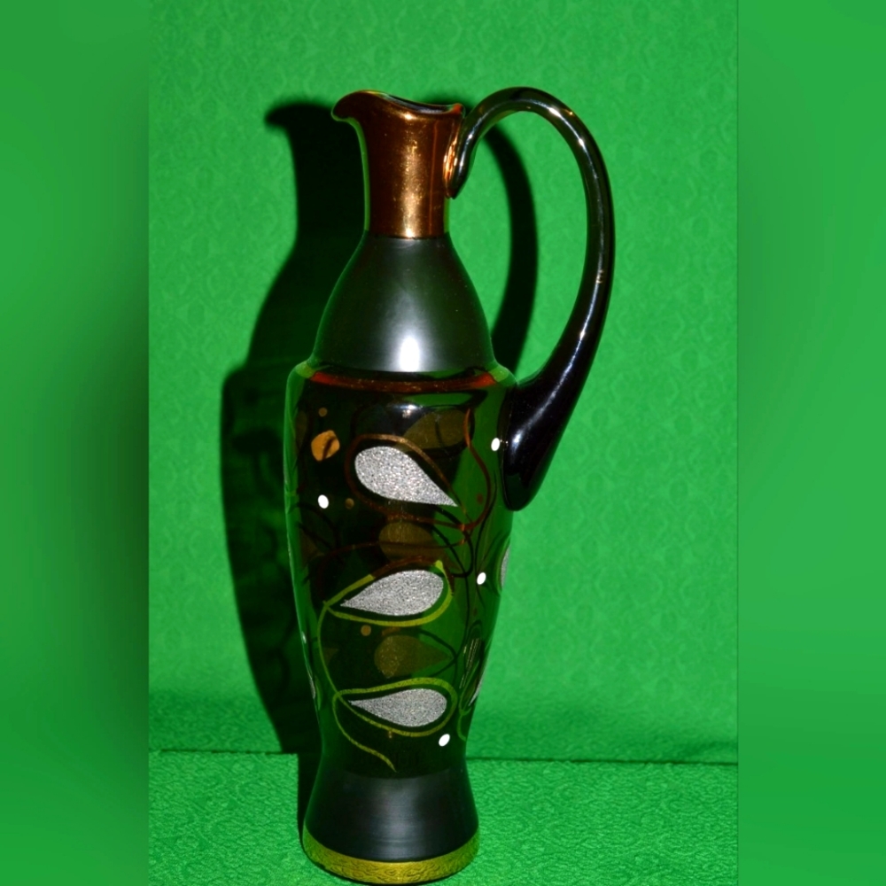 Decanter.  BOHEMIA.  Bohemian glass.  Made in Czechoslovakia 1960s